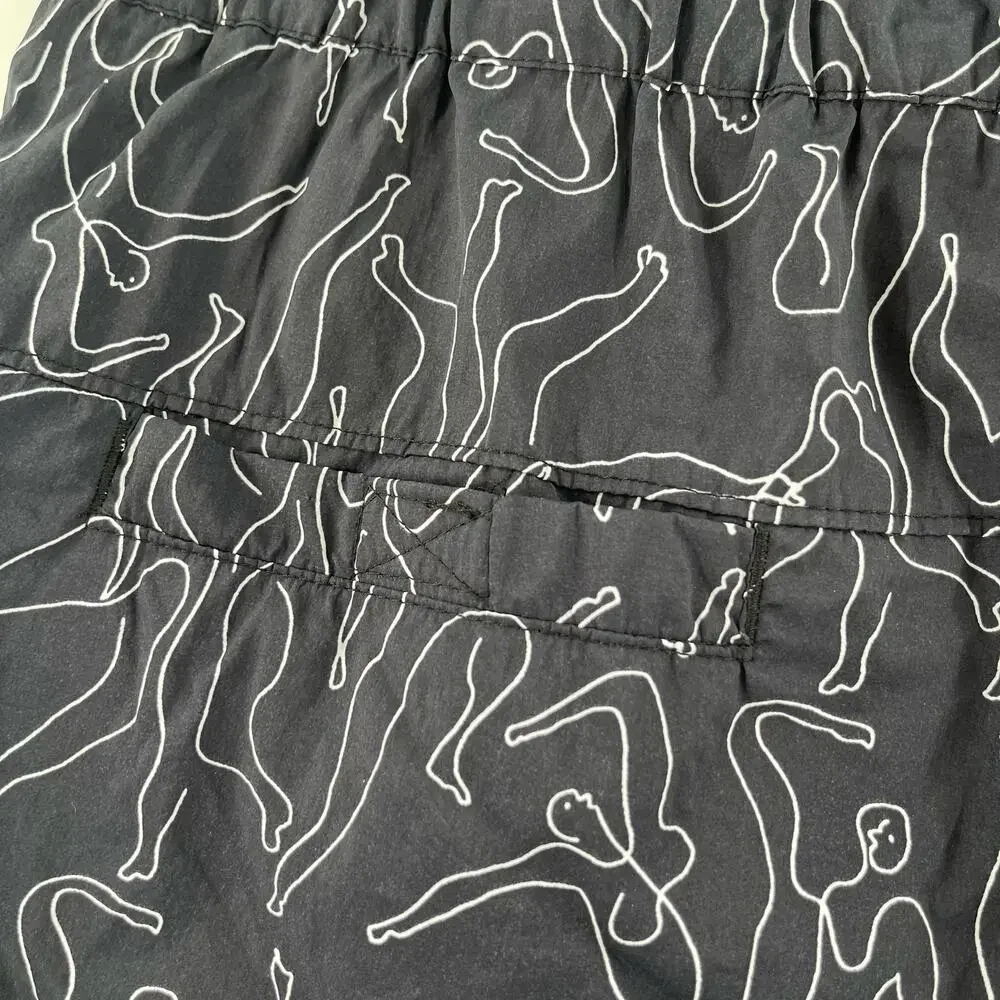 PACSUN Swim Trunks Size Medium Volley Summer Athleisure Shorts Netting *Damaged